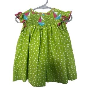 Southern Tots Smocked Boat Dress